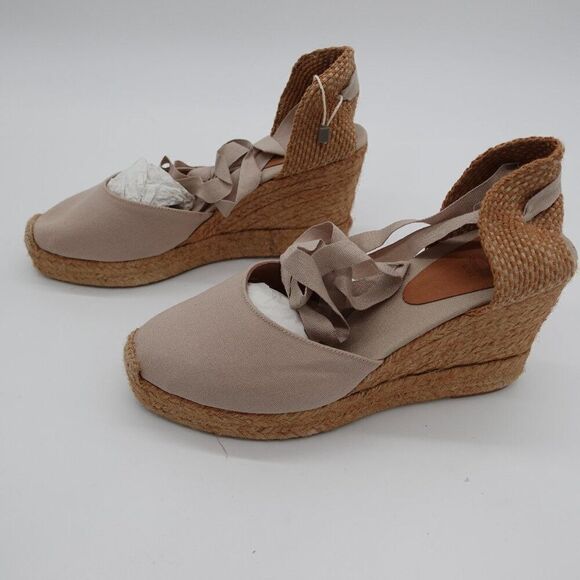 8 BY YOOX WOMEN ESPADRILLE WEDGE SHOES - BNIB - Picture 2 of 8